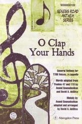 O Clap Your Hands TTBB choral sheet music cover